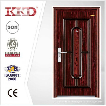 China puerta de acero barato KKD-508, con un diseño sencillo con buena calidad